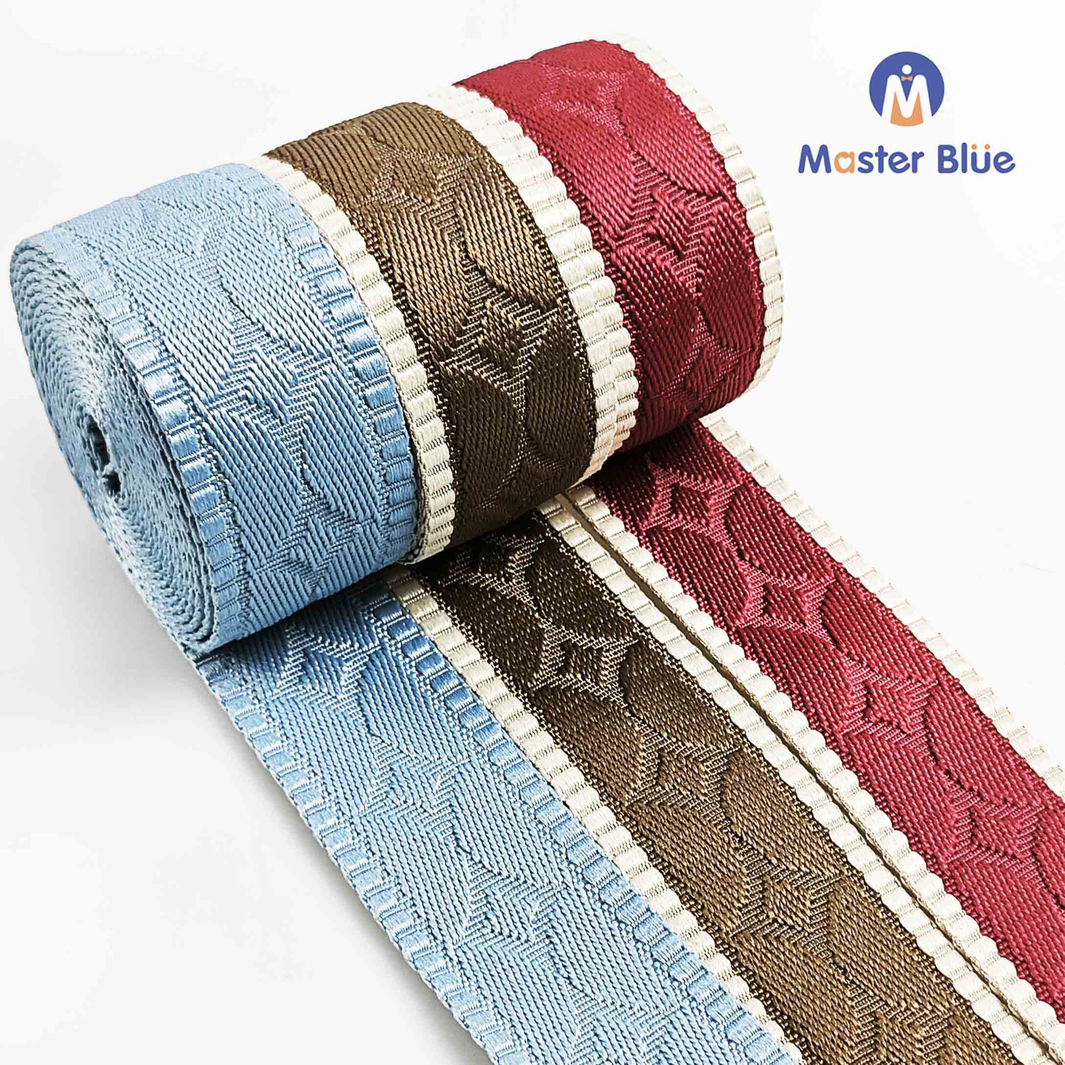 Aztec Geometric Jacquarded Pattern Bag Strap For Purse Bag Making Webbing Strap For DIY Crafting Sewing Projects - Image 3